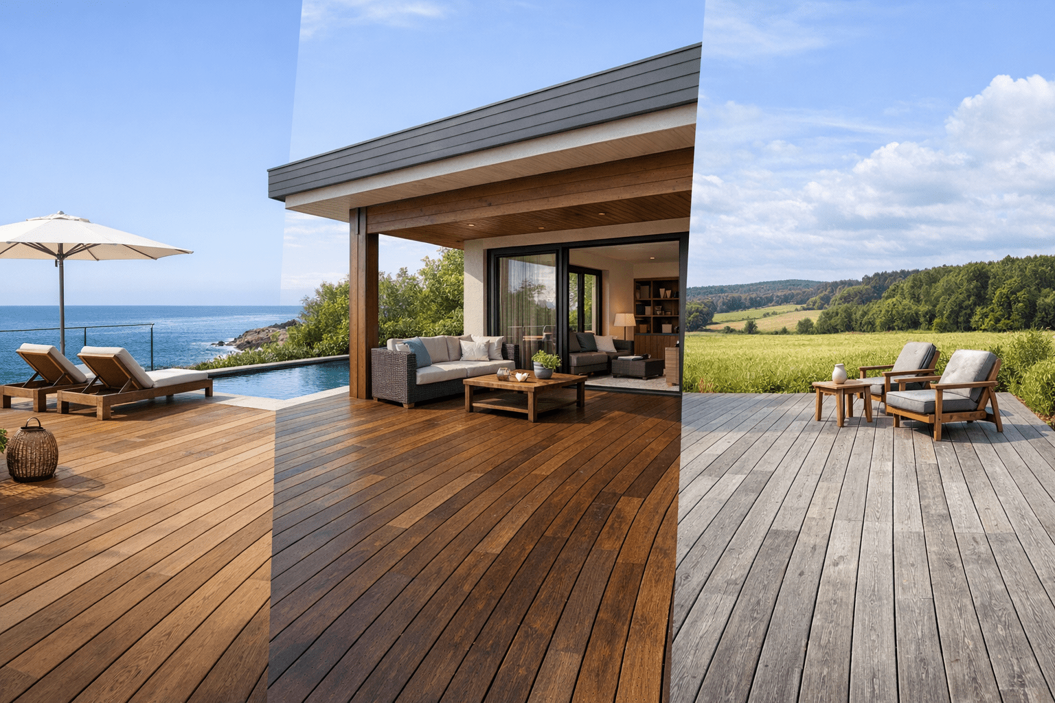 Terrasse bois : quel bois choisir selon l’exposition